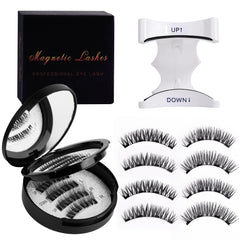 Women's Flat Hard Stem Magnetic False Eyelashes