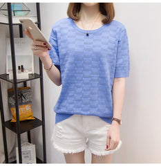 Oversized women's loose short-sleeved T-shirt