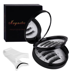 Women's Flat Hard Stem Magnetic False Eyelashes